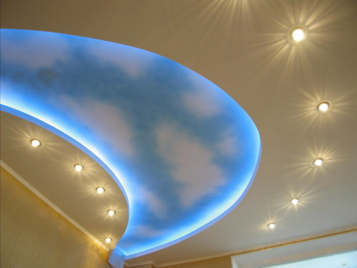 design del soffitto a forma semicircolare