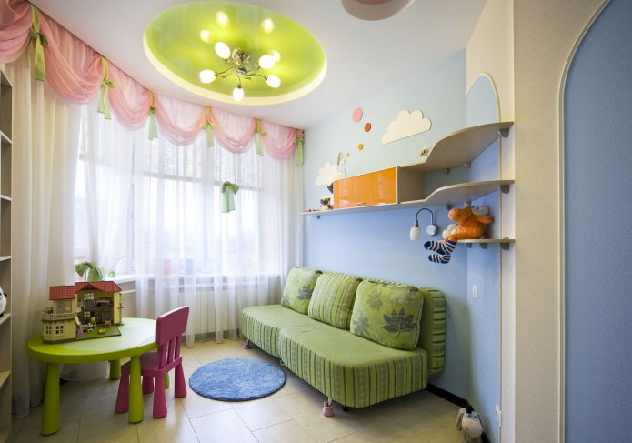 design del soffitto circolare per bambini
