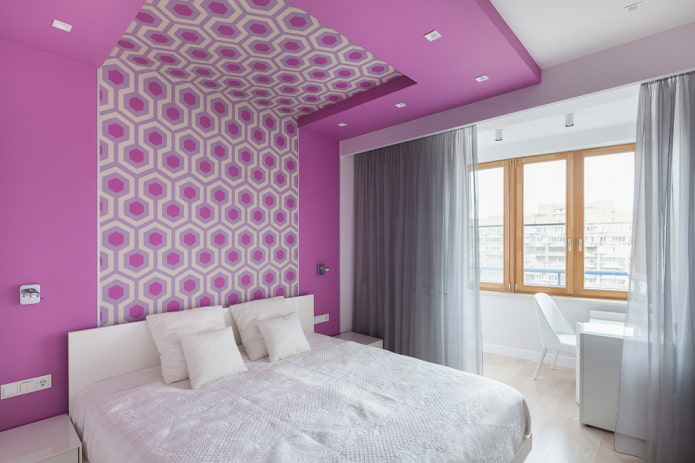 ceiling design over the bed
