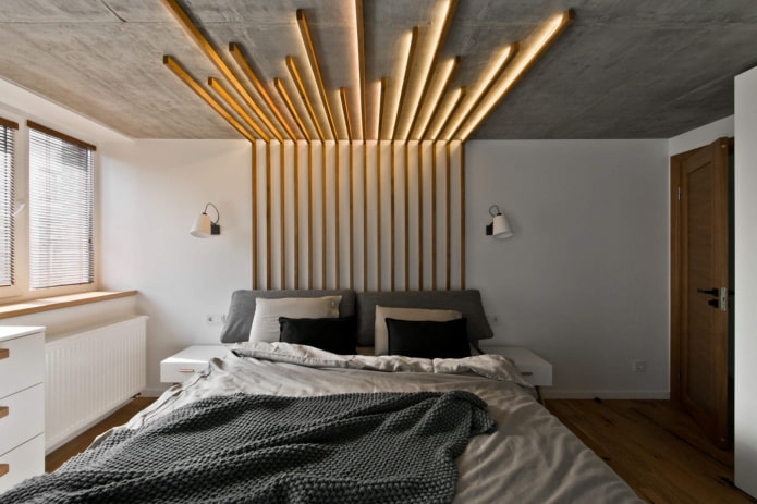 conception de plafond de style loft