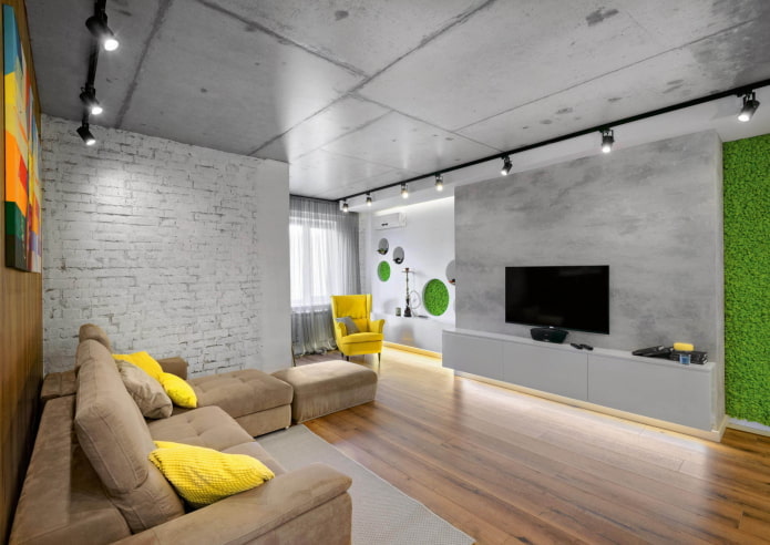 loft style living room
