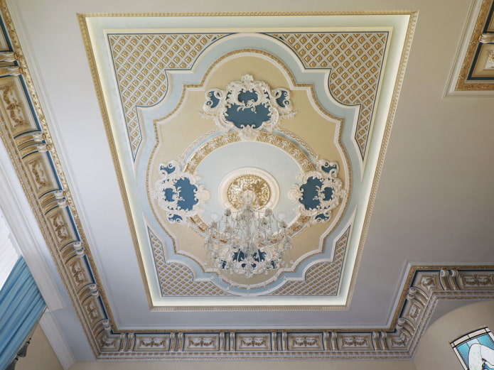 panel on the ceiling