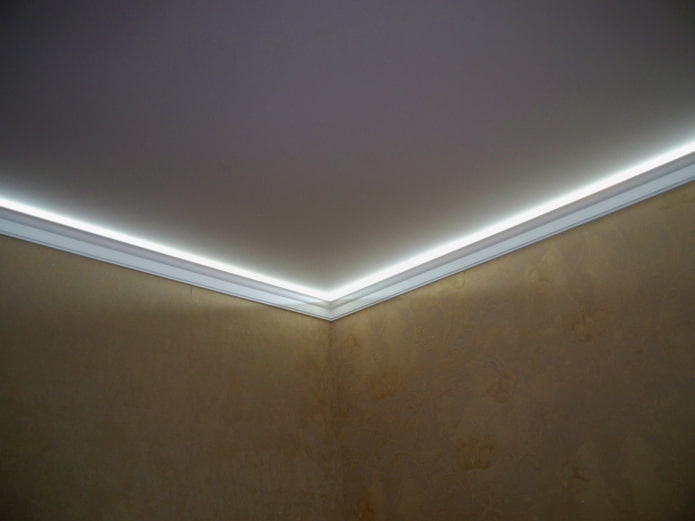 backlit ceiling fillets