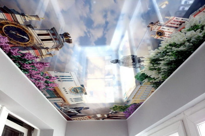 photo printing on the ceiling
