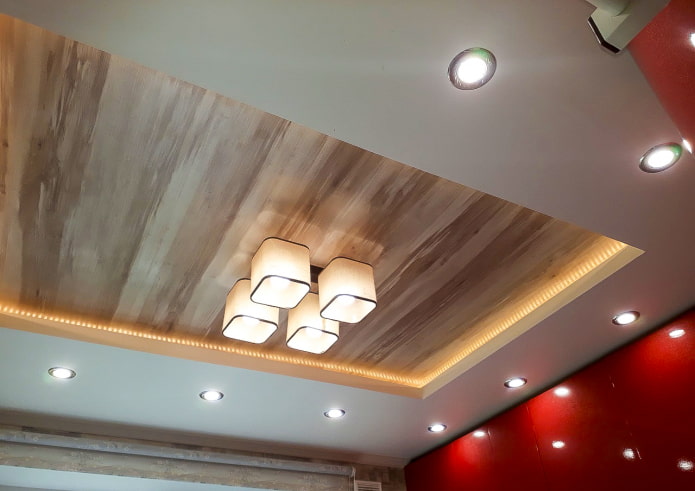 combined ceiling decoration