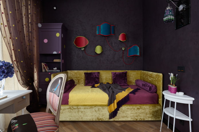Wenecki dekoracyjny stiuk w pokoju dziecinnym