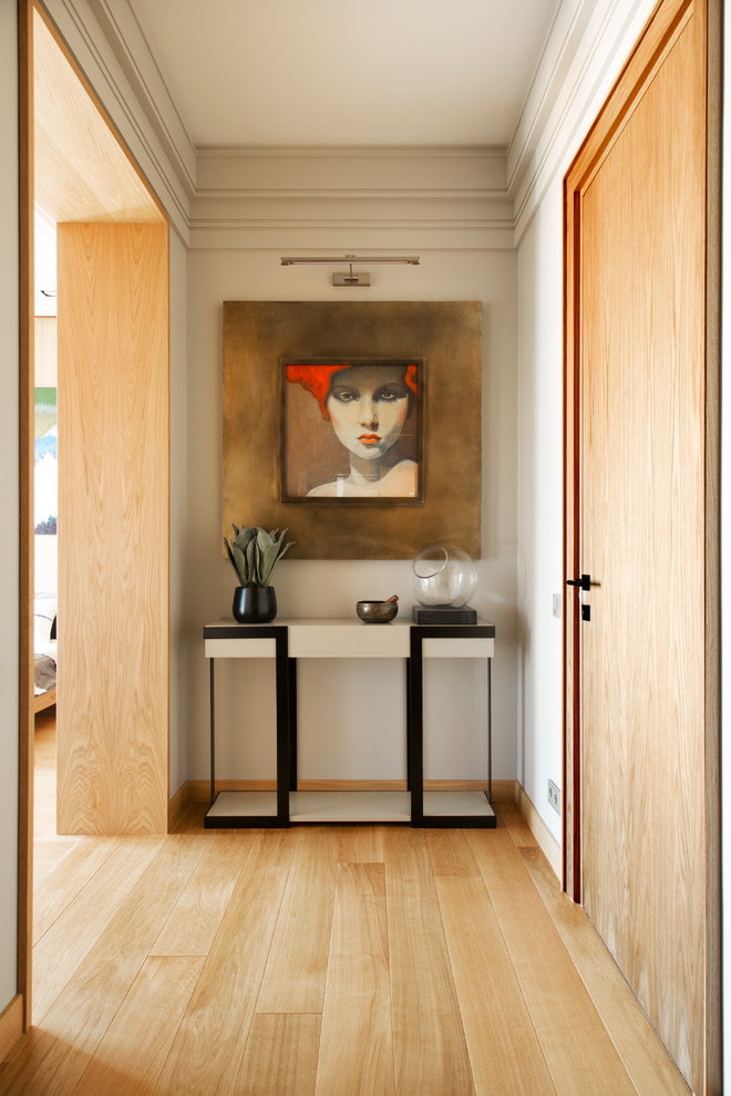 hình ảnh trong nội thất của một hành lang hiện đại