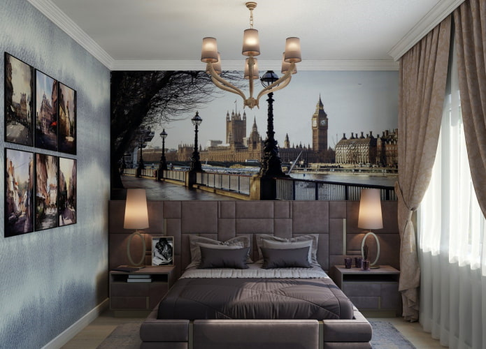 Londýn, malba v interiéru