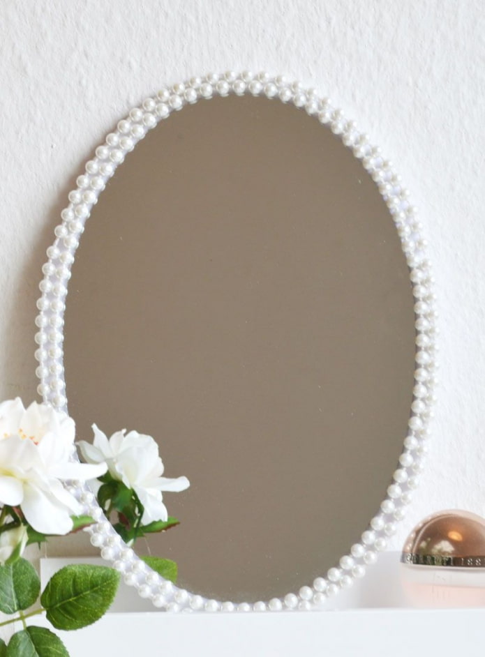 specchio perlina