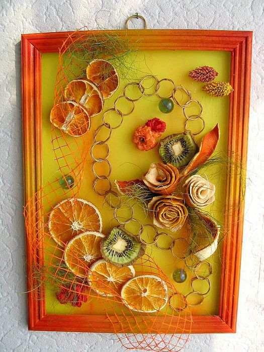 painel de cozinha de frutas