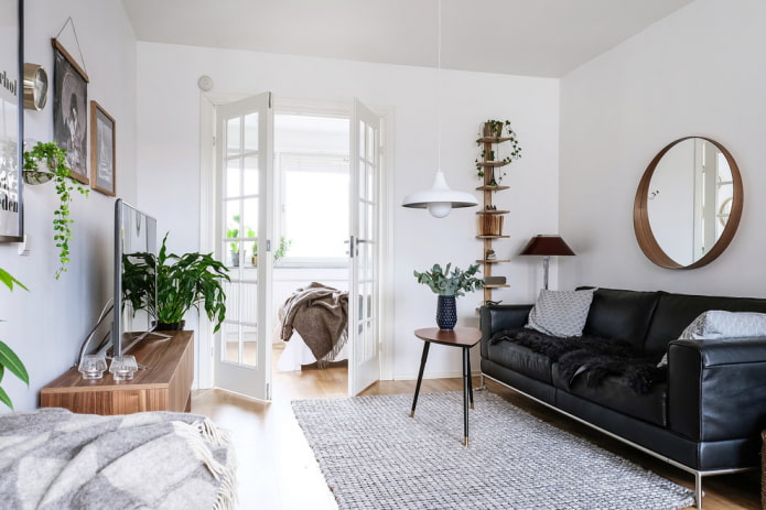 Stue i skandinavisk stil