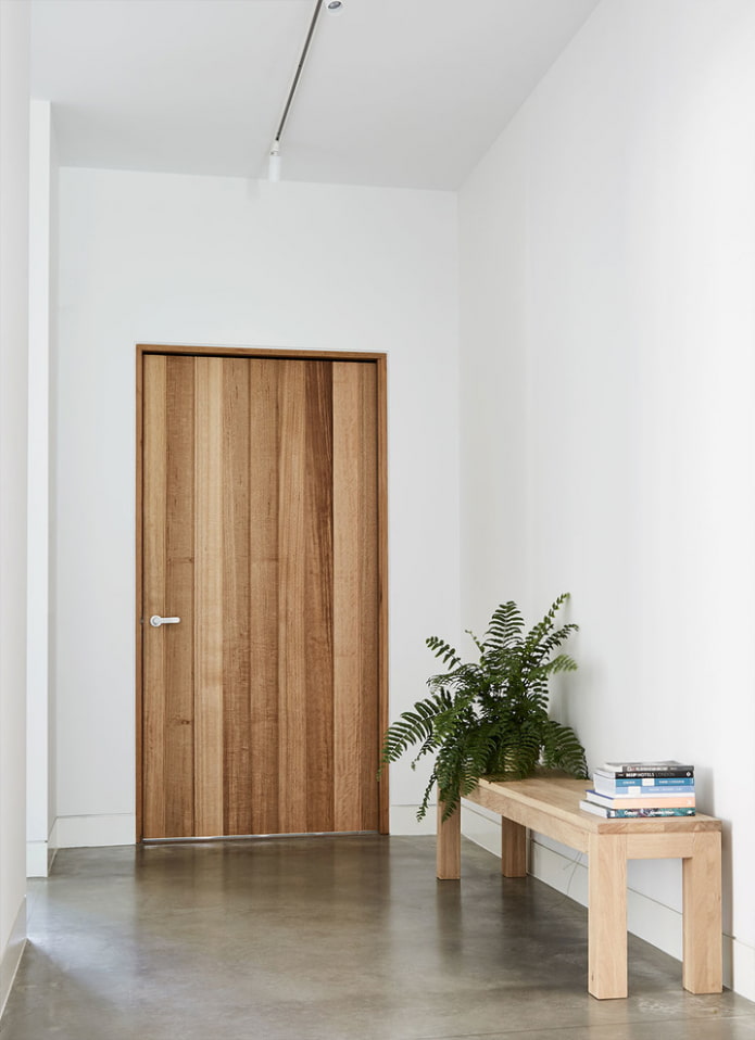 minimalista bejárati ajtó modell