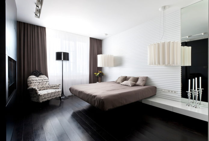 Hochfliegendes Bett in modernem Design