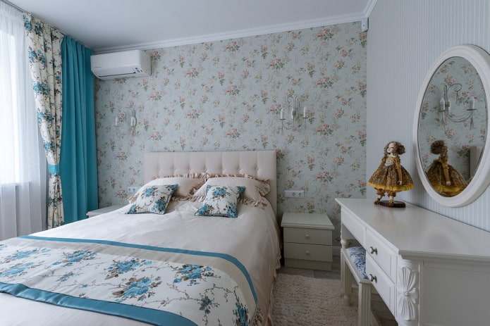μαλακό κρεβάτι σε στυλ provence