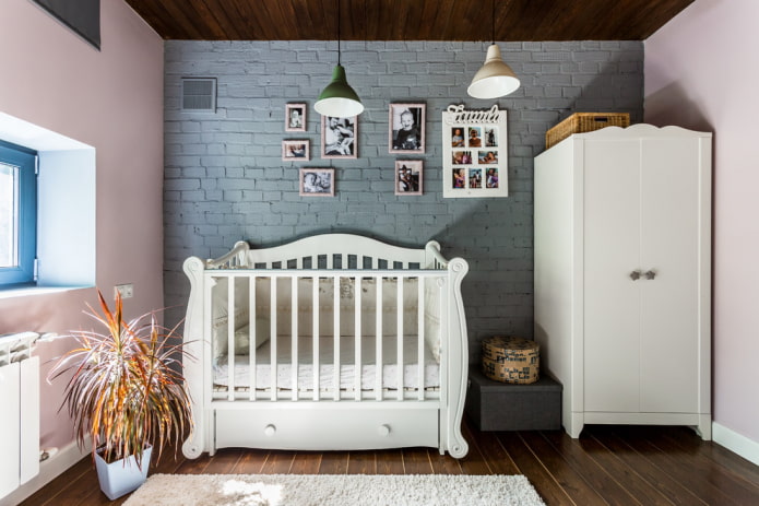 Crib για ένα νεογέννητο