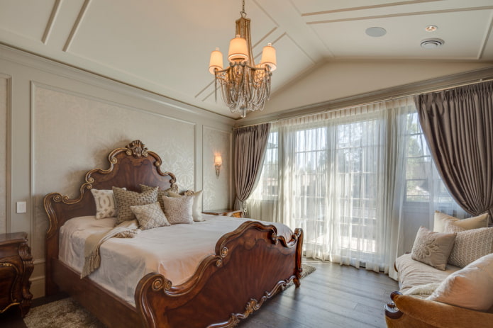 klasszikus stílusú ágy