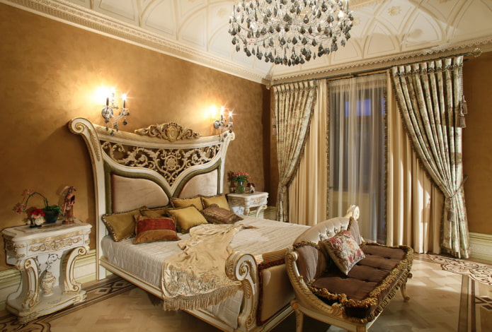 barokní postel