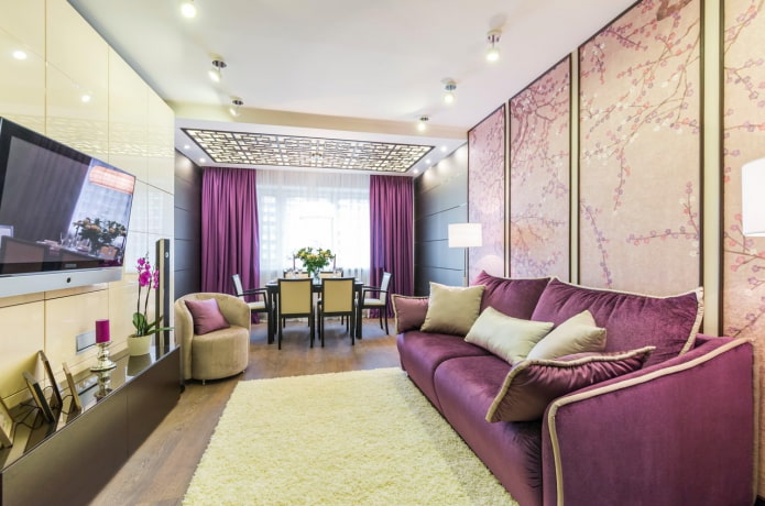 violets dīvāns