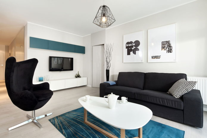 sofa i skandinavisk interiør