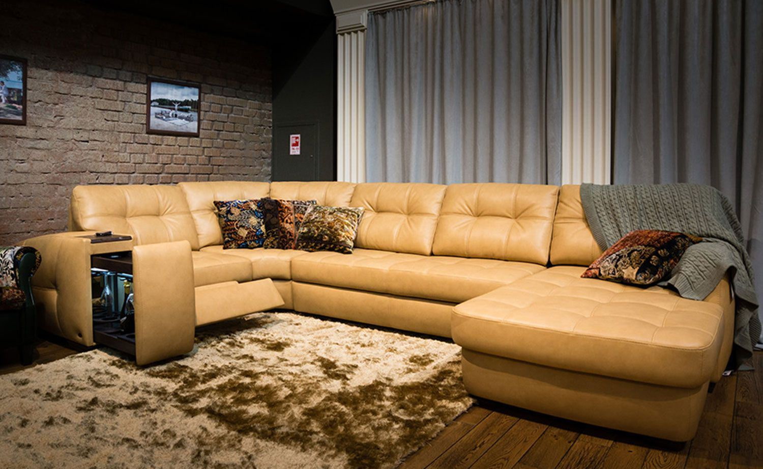 sofa med bar