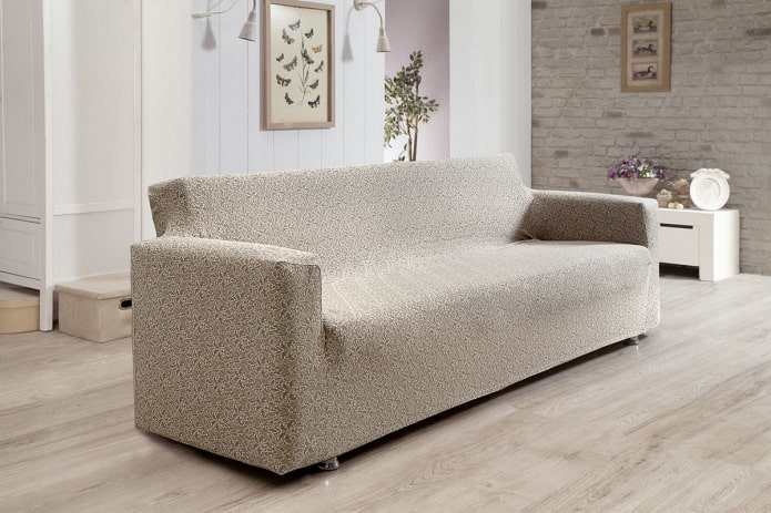 rivestimento elasticizzato per divano all'interno