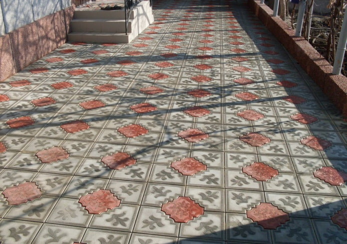 sidewalk tile design