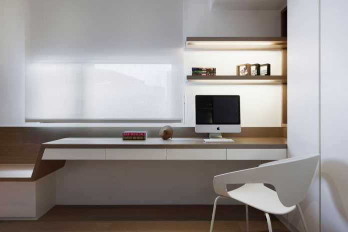 intérieur de bureau de style minimaliste
