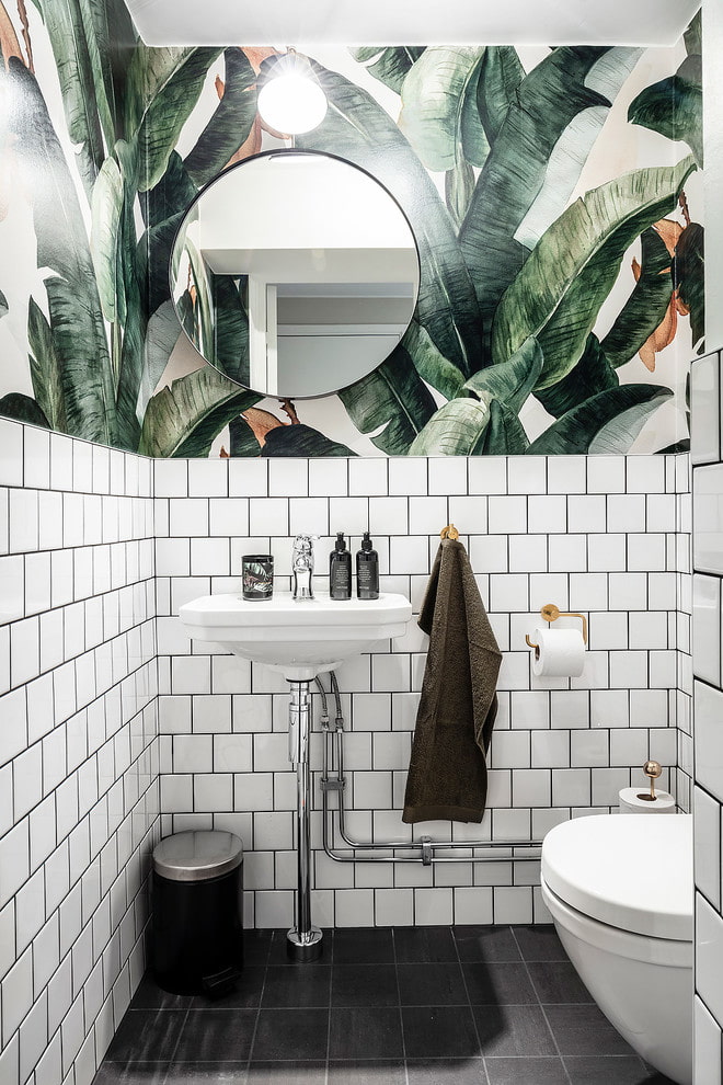 Toalettdesign i skandinavisk stil