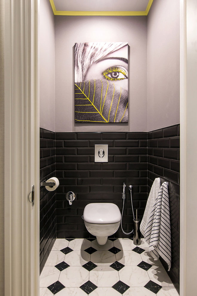 Design de banheiro estilo escandinavo