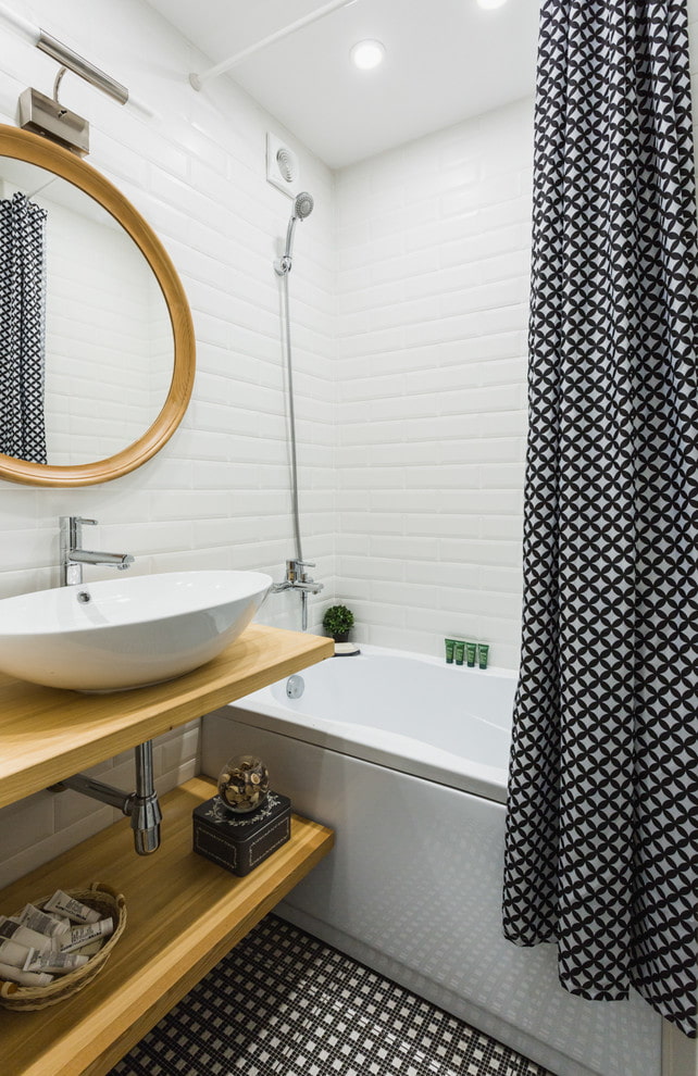 Hiasan bilik mandi gaya Skandinavia