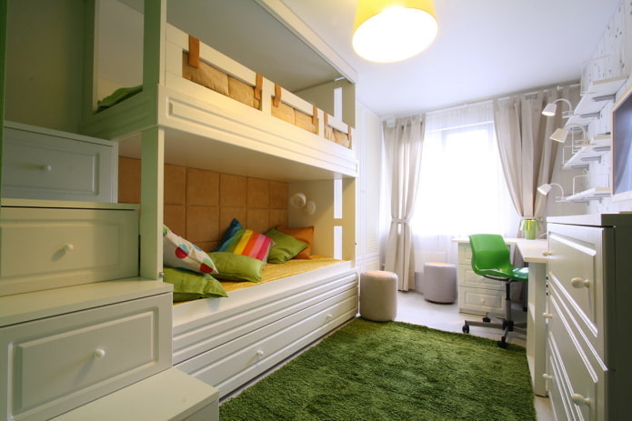 bērnu dizains dzīvokļa interjerā 40 kvadrāti