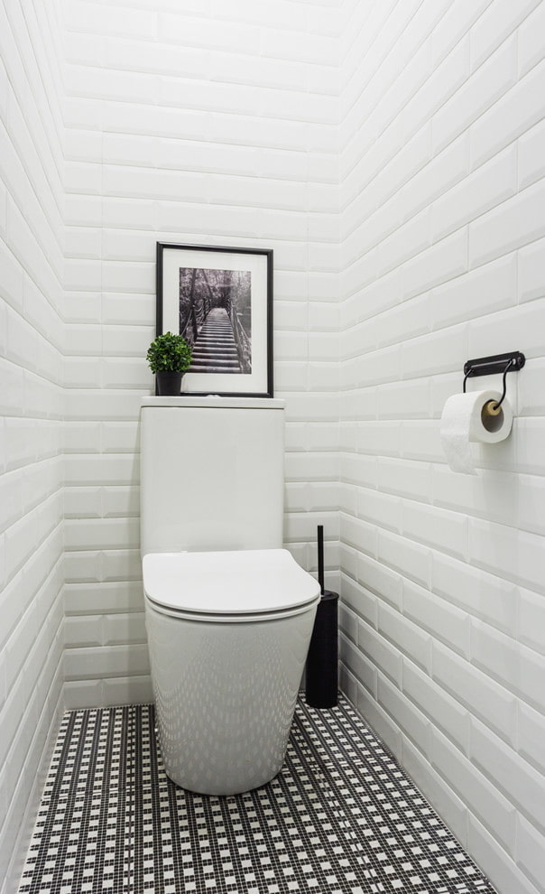 design de banheiro branco