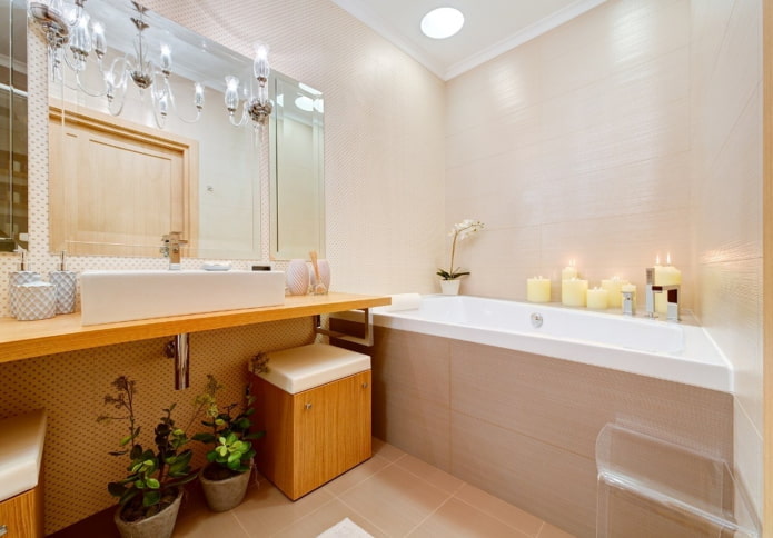 vonios kambario dizainas buto interjere 100 kvadratų