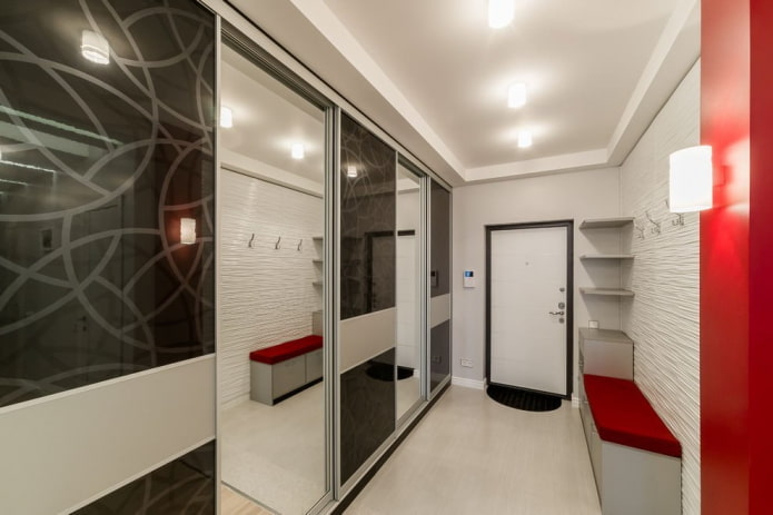 thiết kế hành lang trong nội thất căn hộ 100 ô vuông