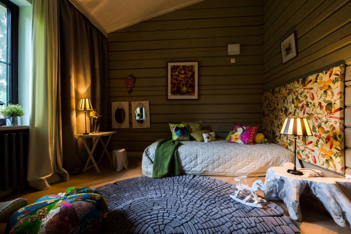 attico design camera da letto per ragazza