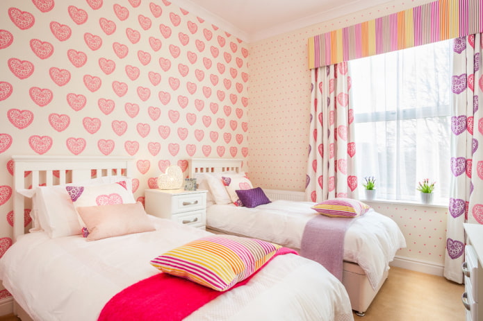 bedroom decoration for two girls