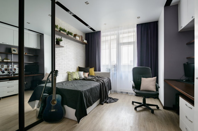 arrangement of bedroom furniture for a teenager boy