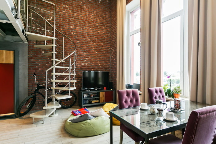loft-style διαμέρισμα διαμέρισμα κουκέτα
