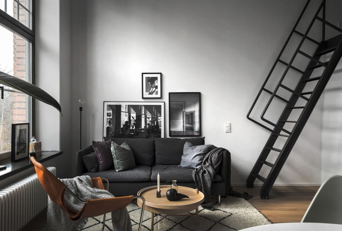 Interior d'un apartament d'estil escandinau