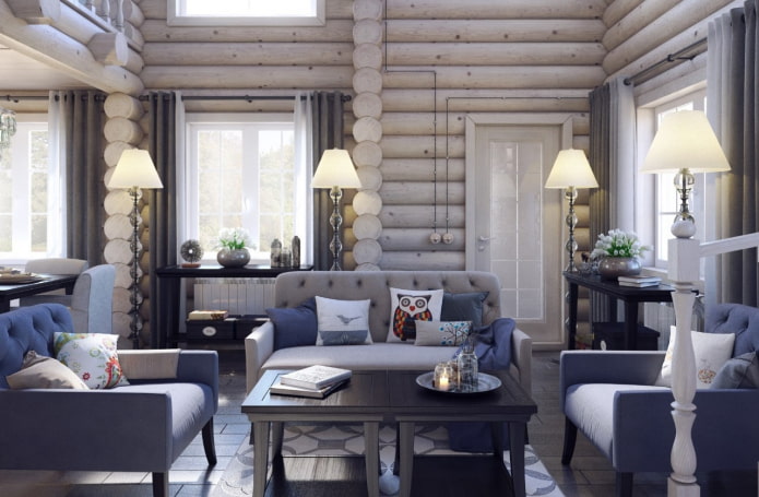 Interiér domů ve skandinávském stylu