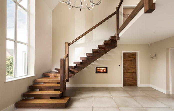 formes d'escalier à l'intérieur de la maison