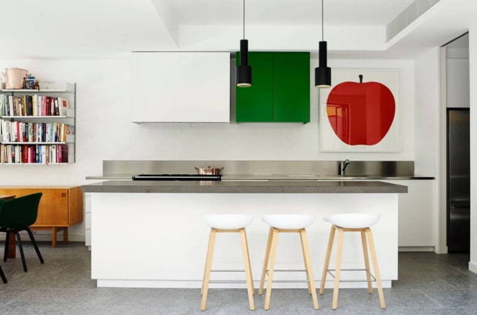 trang trí nhà bếp theo phong cách tối giản