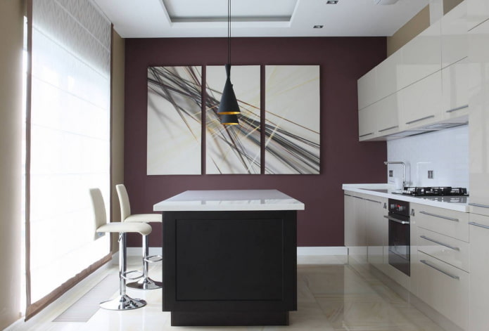 minimalistinio stiliaus virtuvės dekoras