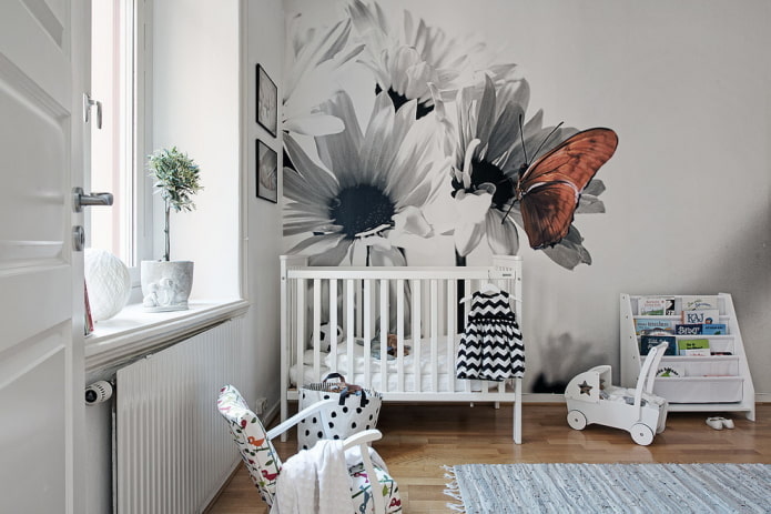 Decoración de habitaciones infantiles de estilo nórdico