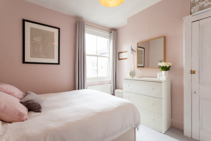 pink bedroom interior