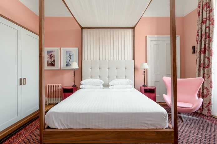 mobili per camera da letto rosa