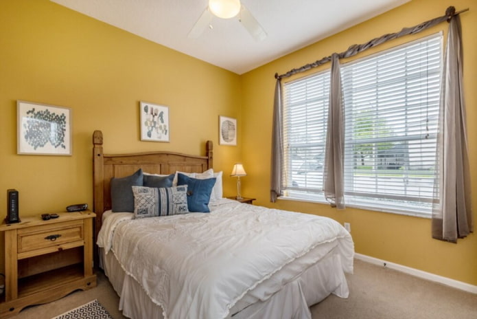 mobles de dormitori groc