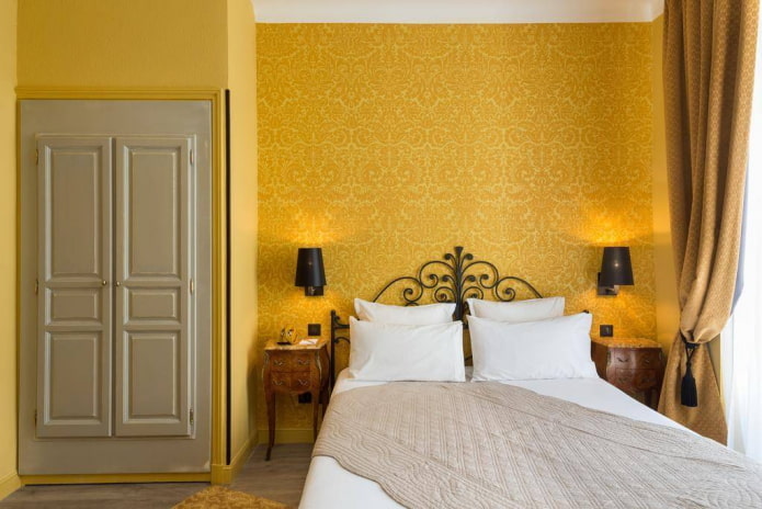 yellow bedroom furniture