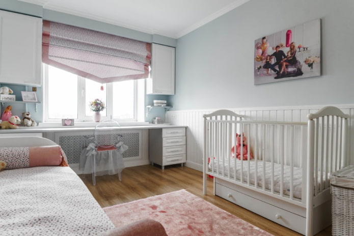 Chambre pour enfant d'âge préscolaire et nouveau-né