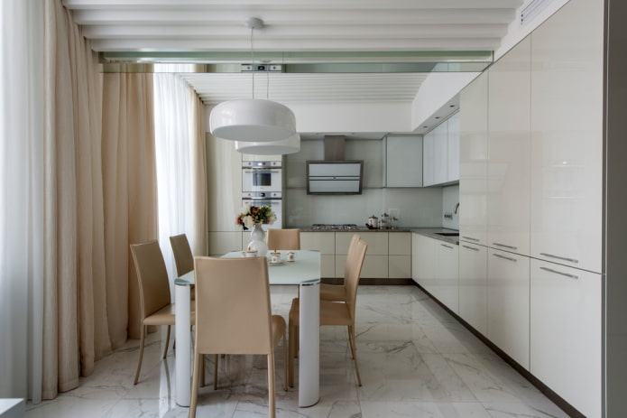 design interiéru kuchyně-jídelna